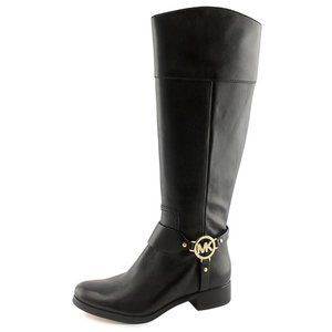 Micheal Kors Fulton Harness Leather High Boots